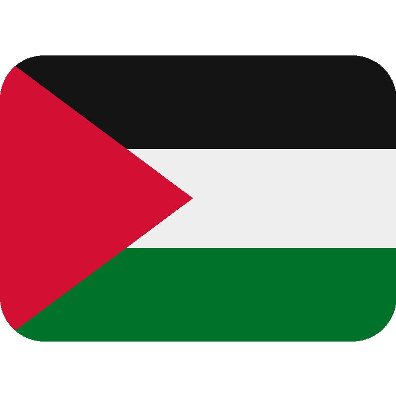 Sticker Flag: Palestinian Territories