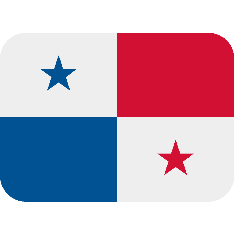Sticker Flag: Panama