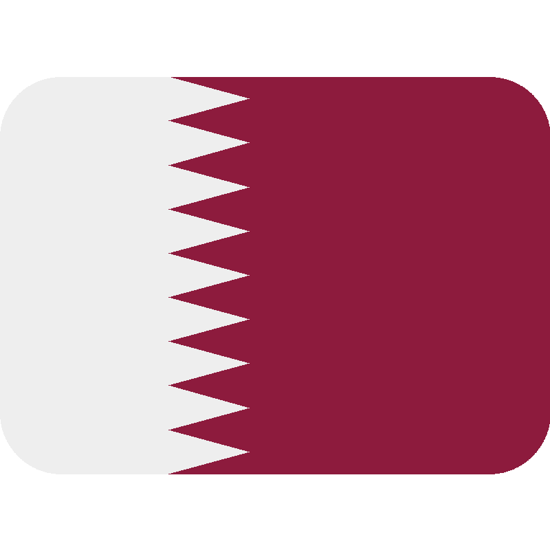 Sticker Flag: Qatar