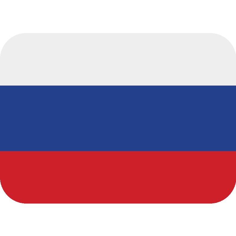 Sticker Flag: Russia