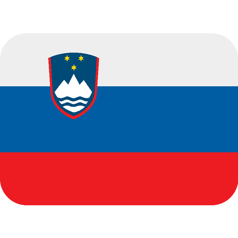 Sticker Flag: Slovenia
