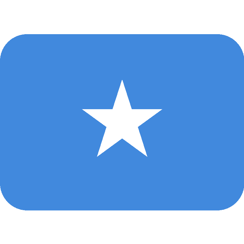 Sticker Flag: Somalia