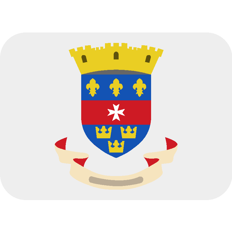 Sticker Flag: St. Barthélemy