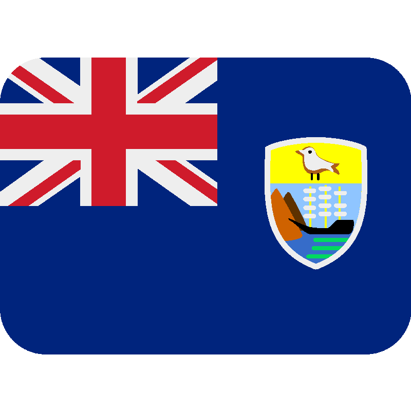 Sticker Flag: St. Helena