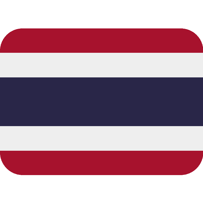 Sticker Flag: Thailand