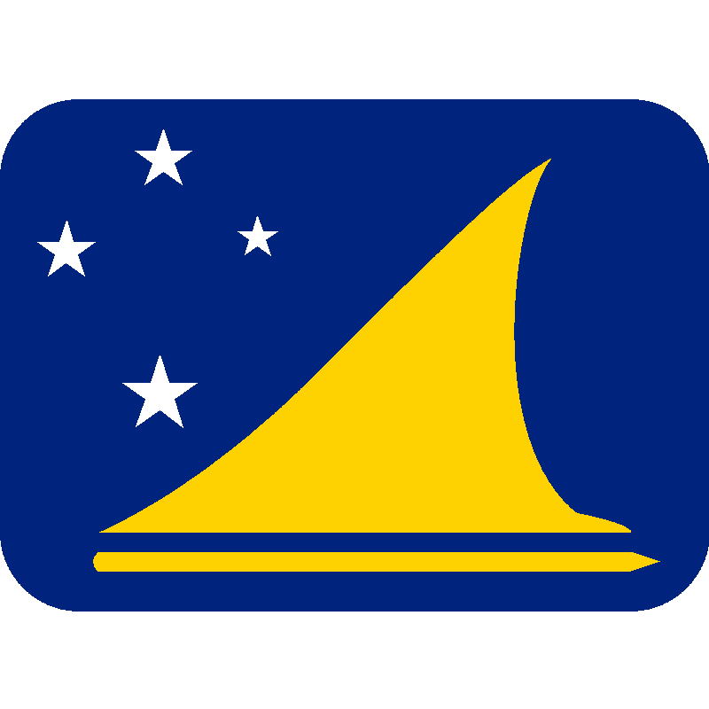 Sticker Flag: Tokelau