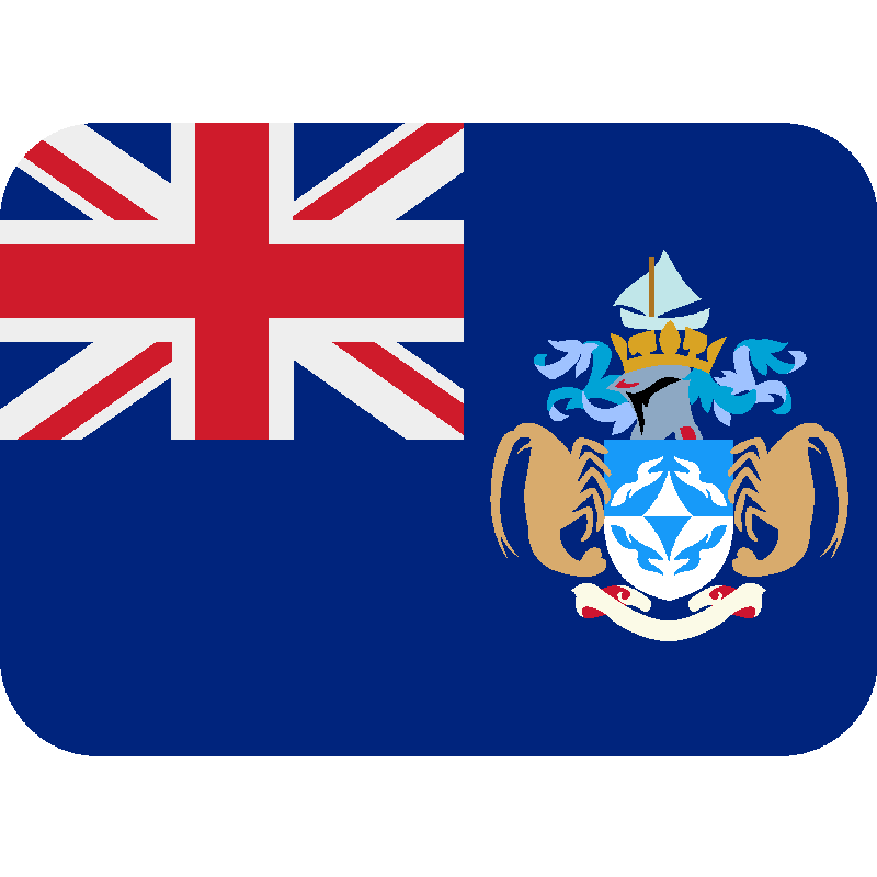 Sticker Flag: Tristan Da Cunha
