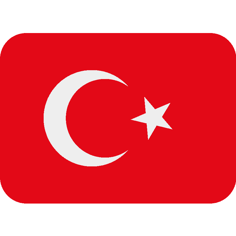 Sticker Flag: Türkiye