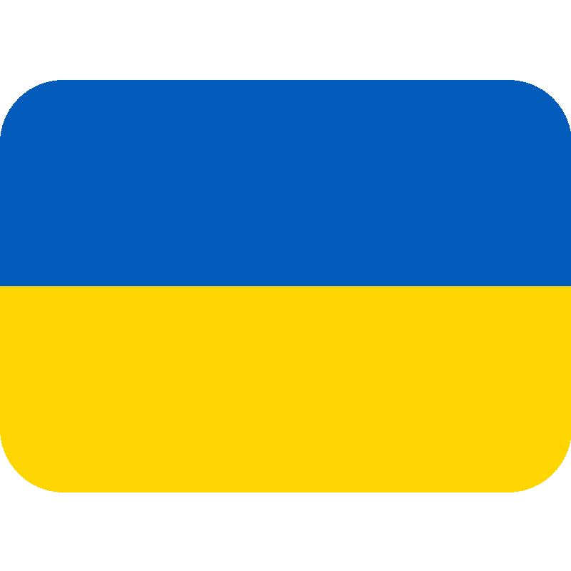 Sticker Flag: Ukraine