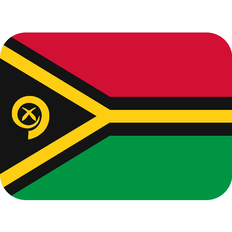 Sticker Flag: Vanuatu
