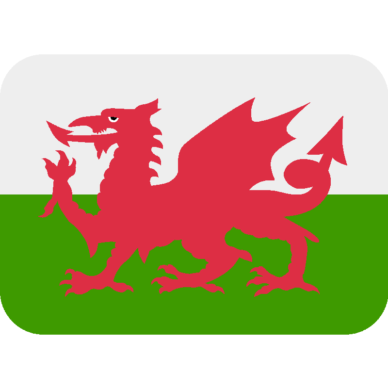 Sticker Flag: Wales