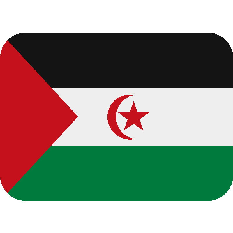 Sticker Flag: Western Sahara