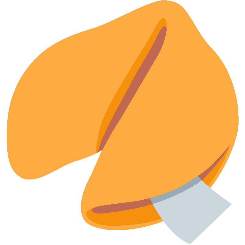 Sticker Fortune Cookie