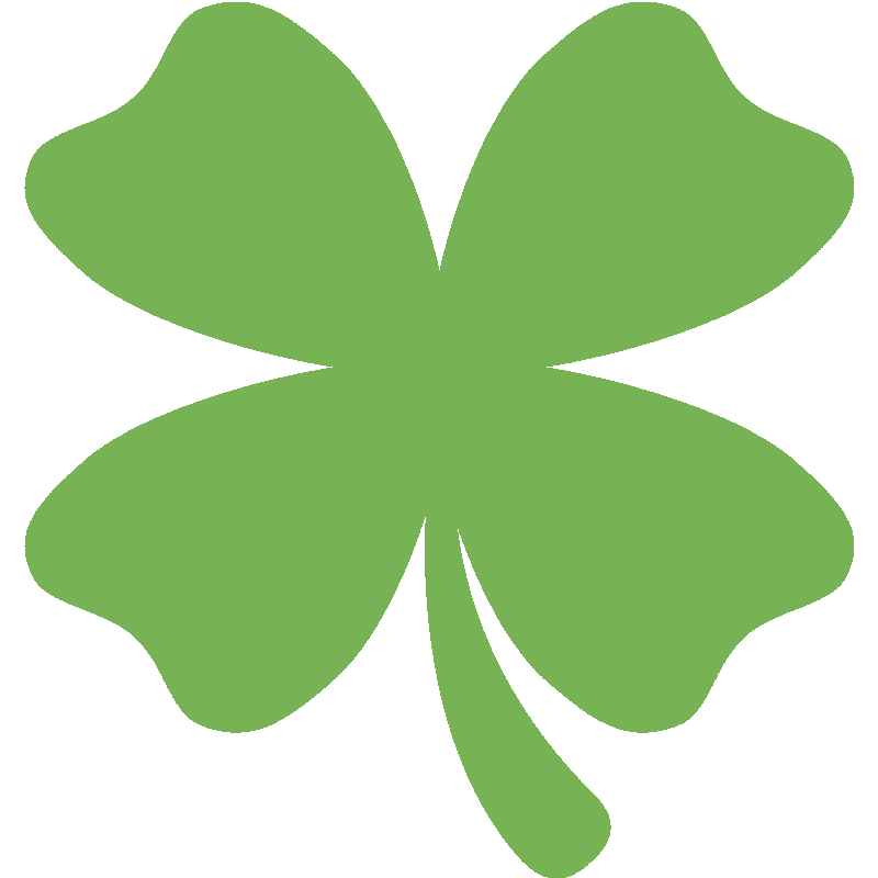 Sticker Four Leaf Clover