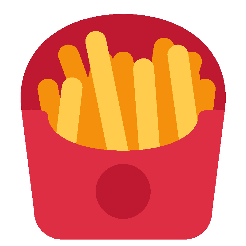 Sticker French Fries