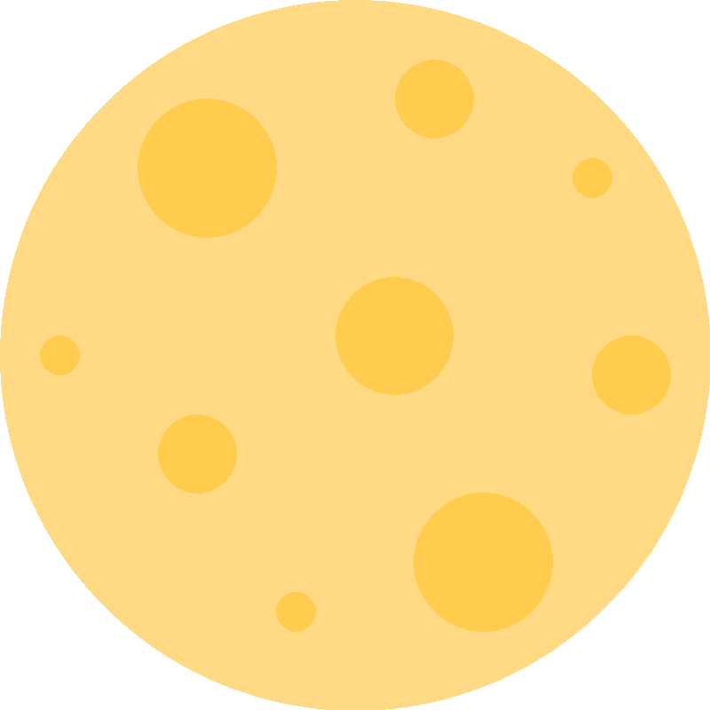 Sticker Full Moon