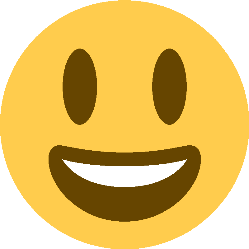 Sticker Grinning Face With Big Eyes