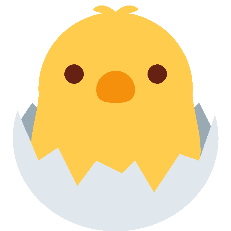 Sticker Hatching Chick