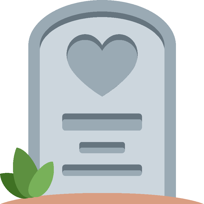 Sticker Headstone