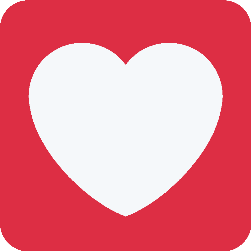 Sticker Heart Decoration