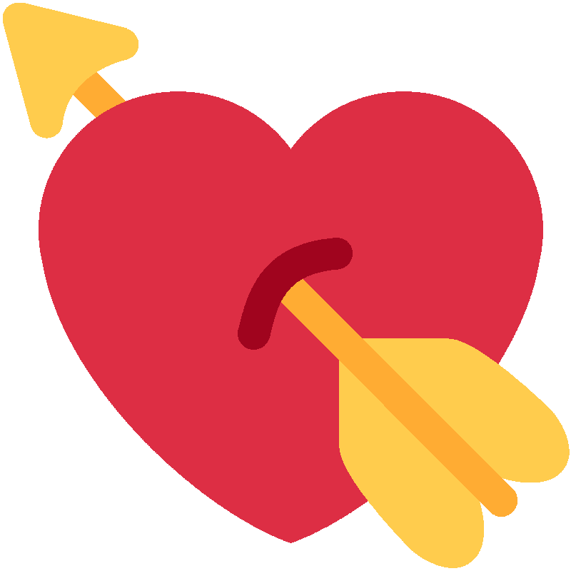 Sticker Heart With Arrow