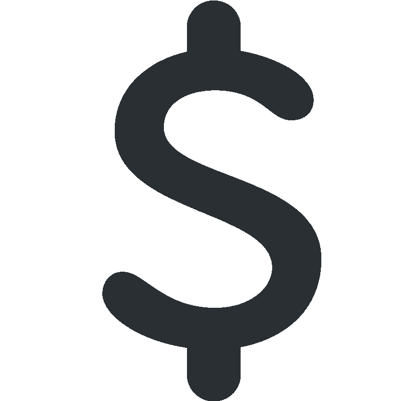 Sticker Heavy Dollar Sign