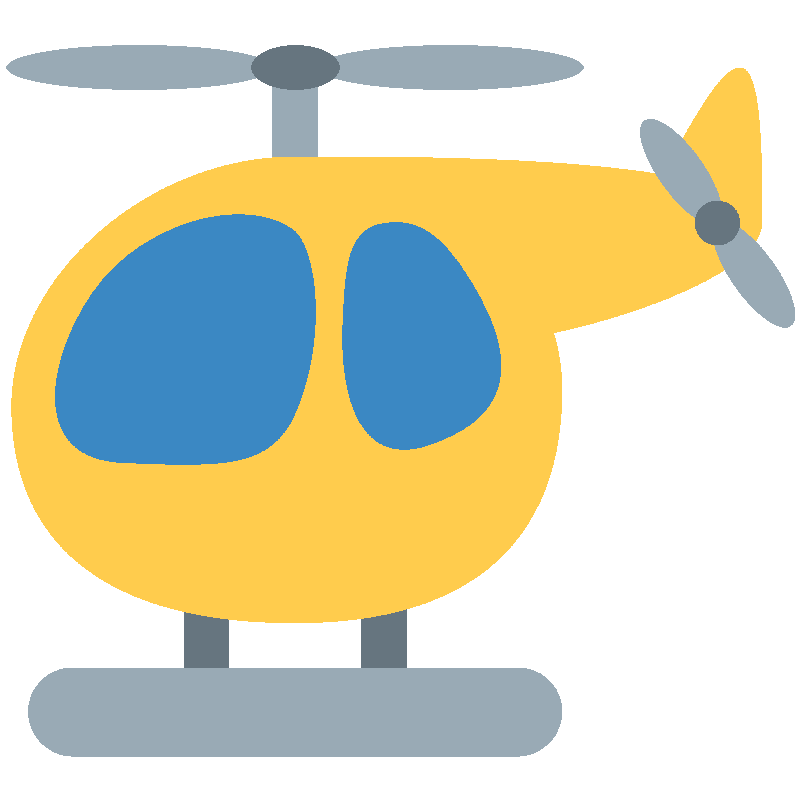 Sticker Helicopter