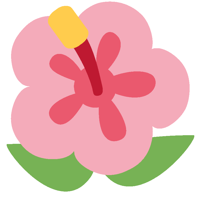 Sticker Hibiscus