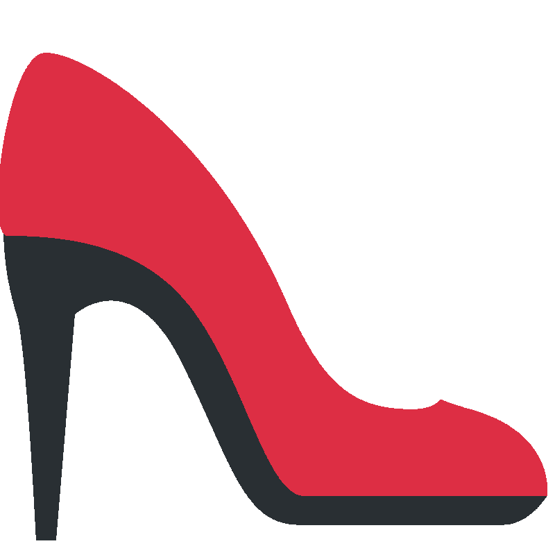 Sticker High-heeled Shoe