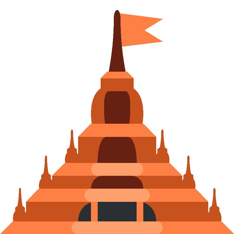 Sticker Hindu Temple