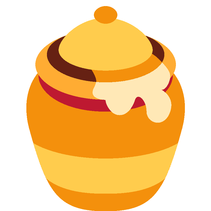 Sticker Honey Pot