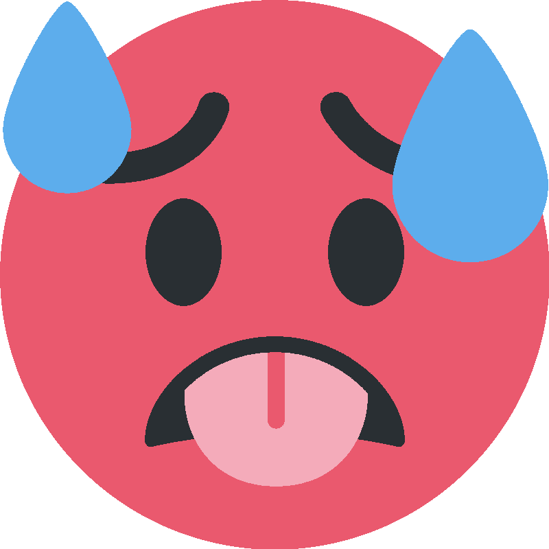Sticker Hot Face