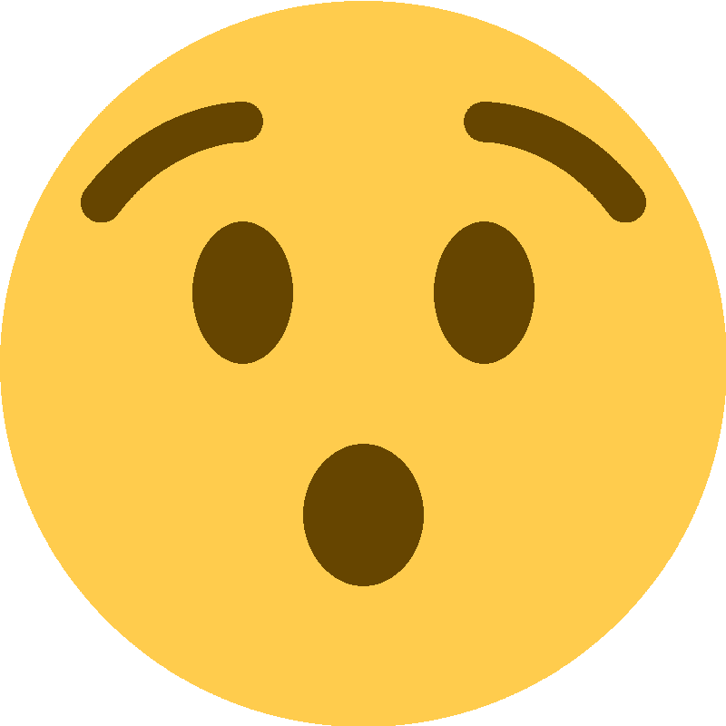 Sticker Hushed Face