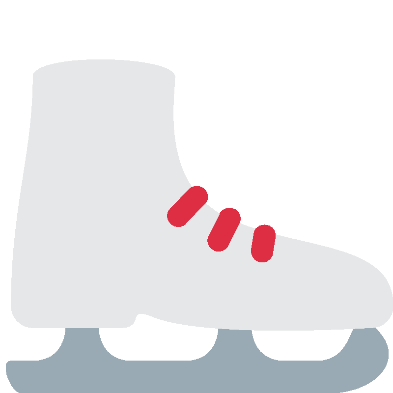Sticker Ice Skate