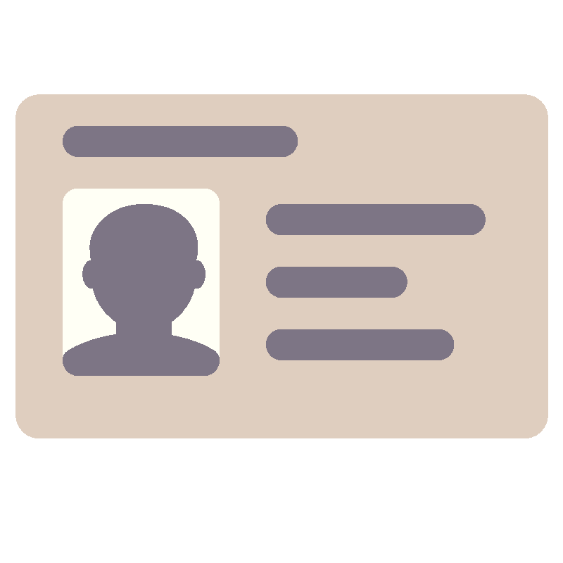 Sticker Identification Card