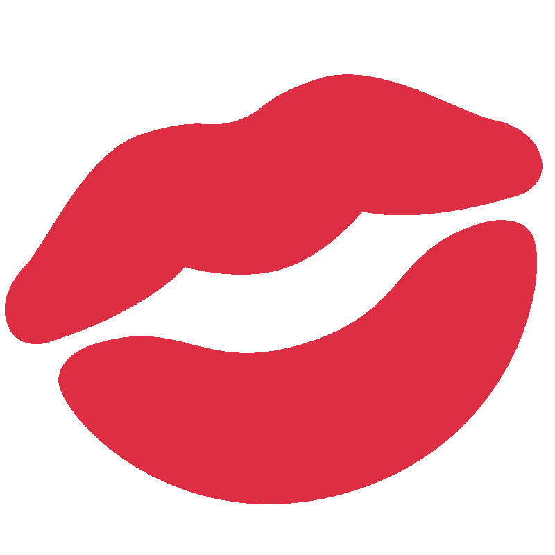 Sticker Kiss Mark