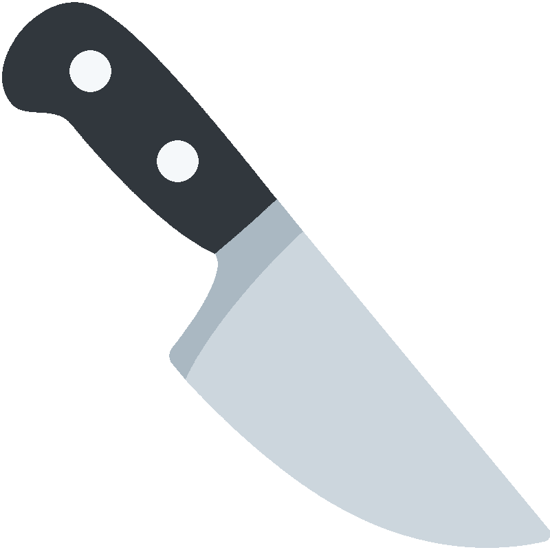 Sticker Kitchen Knife