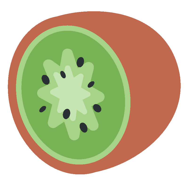 Sticker Kiwi Fruit