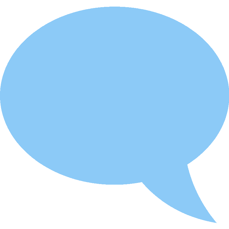 Sticker Left Speech Bubble