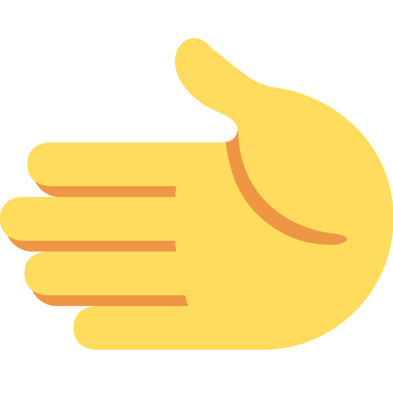Sticker Leftwards Hand
