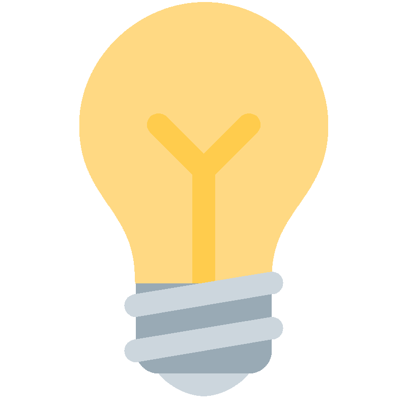 Sticker Light Bulb