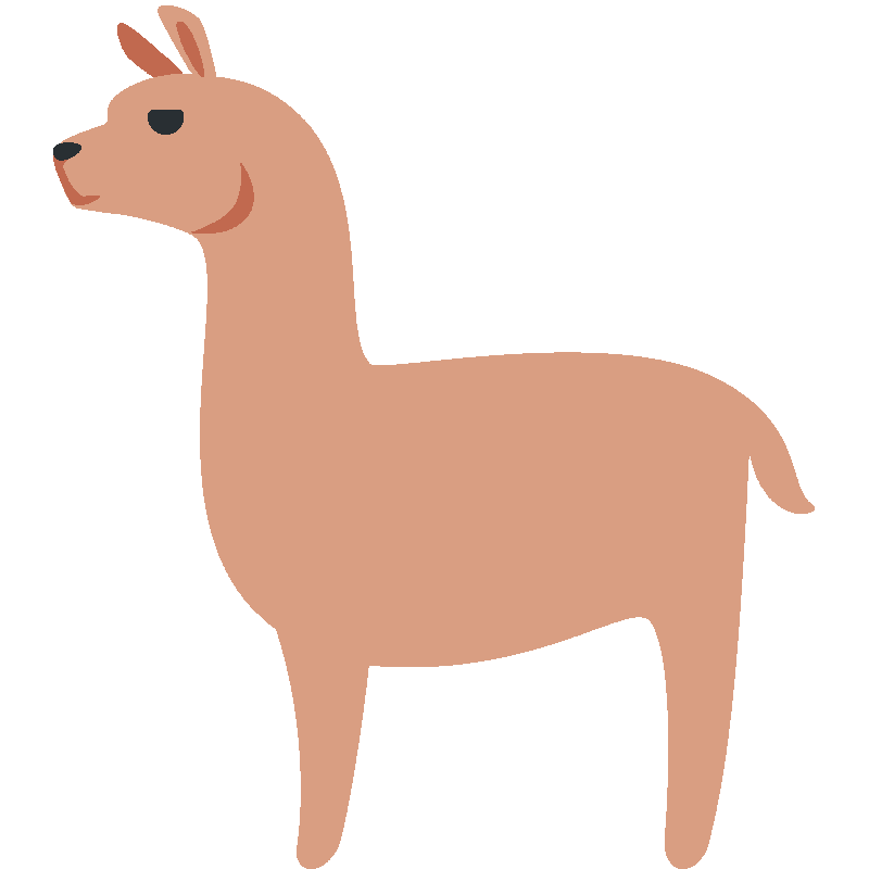 Sticker Llama