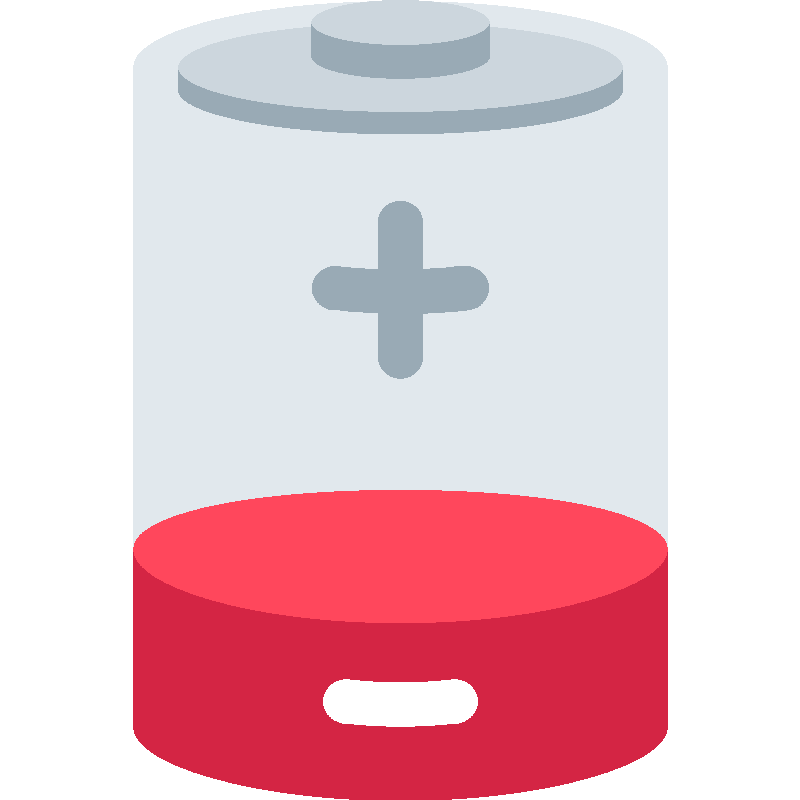 Sticker Low Battery