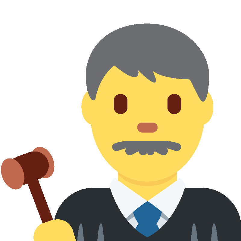 Sticker Man Judge