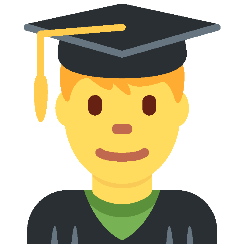 Sticker Man Student