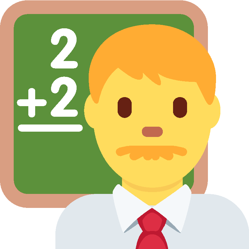 Sticker Man Teacher