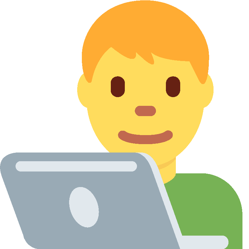Sticker Man Technologist