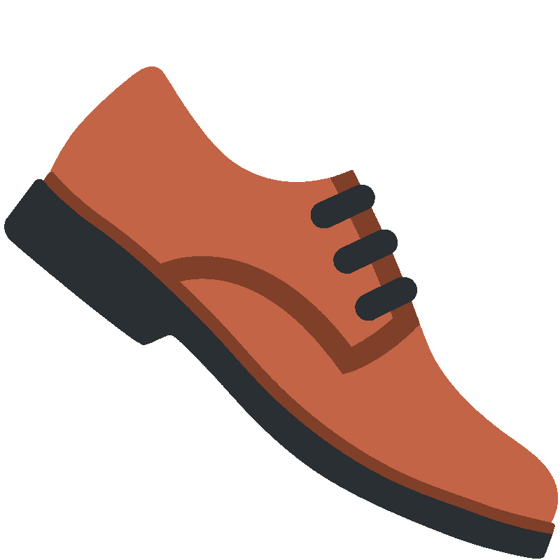 Sticker Man’s Shoe