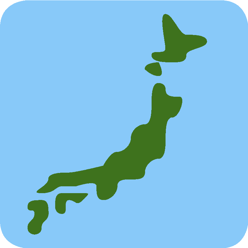 Sticker Map Of Japan