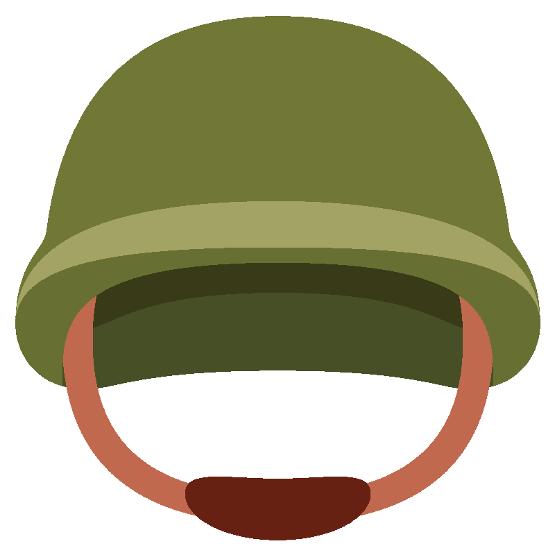 Sticker Military Helmet
